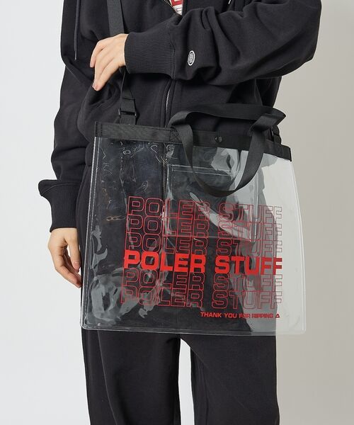 ABAHOUSE / アバハウス トートバッグ | 【POLeR/ポーラー】PVC POOL BAG/マルチプールバッグ/ユニセック | 詳細10