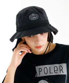 【POLeR/ポーラー】2WAY SUNGUARD HAT/サンガード付バケット