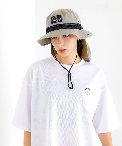 ABAHOUSE / アバハウス ハット | 【POLeR/ポーラー】2WAY SUNGUARD HAT/サンガード付バケット | 詳細7