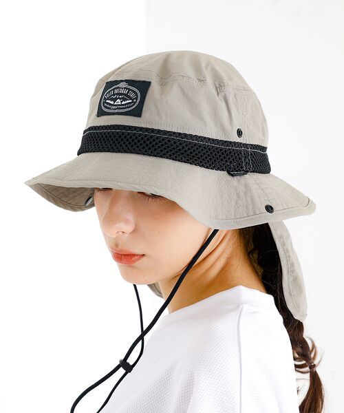 ABAHOUSE / アバハウス ハット | 【POLeR/ポーラー】2WAY SUNGUARD HAT/サンガード付バケット | 詳細10