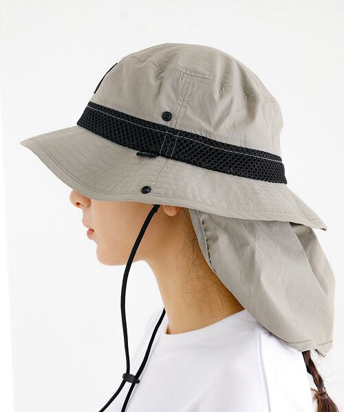 ABAHOUSE / アバハウス ハット | 【POLeR/ポーラー】2WAY SUNGUARD HAT/サンガード付バケット | 詳細11