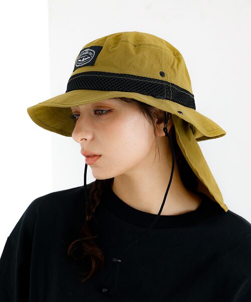 ABAHOUSE / アバハウス ハット | 【POLeR/ポーラー】2WAY SUNGUARD HAT/サンガード付バケット | 詳細14