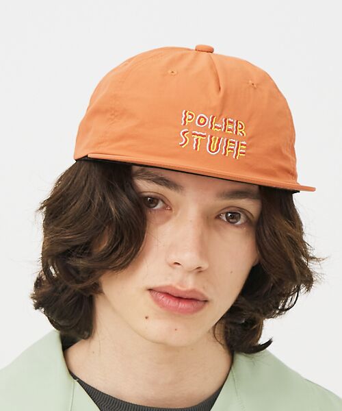 ABAHOUSE/アバハウス 【POLeR/ポーラー】FESTIVAL NYLON CAP/ジェットキャップ オレンジ F ABAHOUSE/アバハウス 【POLeR/ポーラー】FESTIVAL NYLON CAP/ジェットキャップ オレンジ F