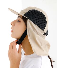 【POLeR/ポーラー】SUNGUARD SURFCAP/サンガード付キャップ【