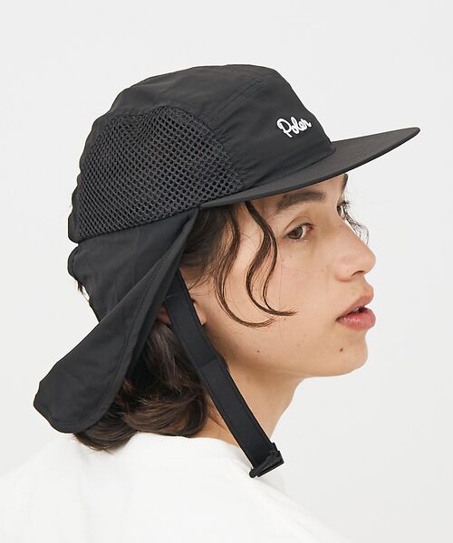 ABAHOUSE/アバハウス 【POLeR/ポーラー】SUNGUARD SURFCAP/サンガード付キャップ ブラック F ABAHOUSE/アバハウス 【POLeR/ポーラー】SUNGUARD SURFCAP/サンガード付キャップ ブラック F