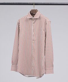 【FLEX SHIRTS】Dry Moment ロンドンストライプ 長袖 シャツ