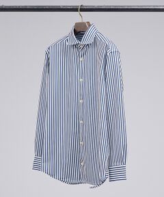 【FLEX SHIRTS】Dry Moment ロンドンストライプ 長袖 シャツ