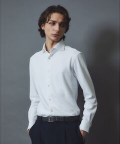 ABAHOUSE / アバハウス シャツ・ブラウス | 【FLEX SHIRTS】COOLMAX EcoMade ダブルピケ ジャージシ