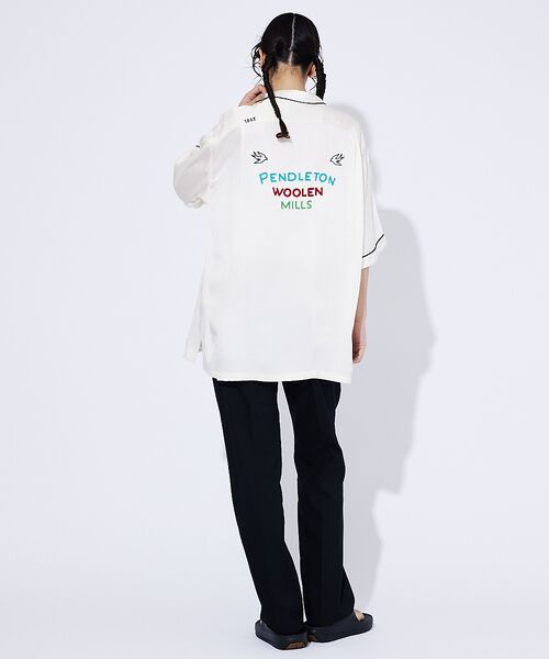 ABAHOUSE / アバハウス シャツ・ブラウス | 【PENDLETON/ペンドルトン】Piping Open Collar Shi | 詳細2