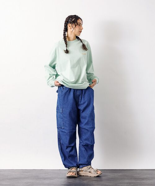 ABAHOUSE / アバハウス カーゴパンツ | 【Lee/リー】フリーサイズ リラックスワイドカーゴパンツ FLeeasy CA | 詳細1