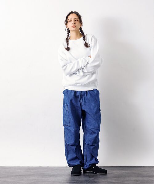 ABAHOUSE / アバハウス カーゴパンツ | 【Lee/リー】フリーサイズ リラックスワイドカーゴパンツ FLeeasy CA | 詳細11