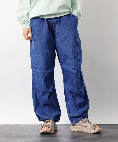 ABAHOUSE / アバハウス カーゴパンツ | 【Lee/リー】フリーサイズ リラックスワイドカーゴパンツ FLeeasy CA | 詳細2