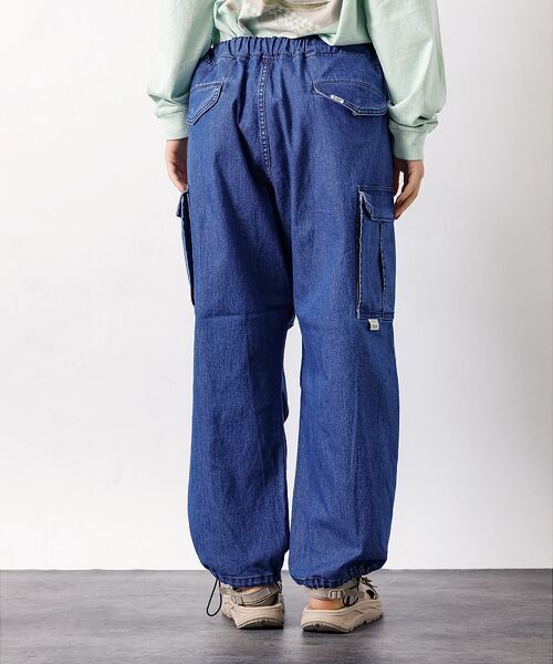 ABAHOUSE / アバハウス カーゴパンツ | 【Lee/リー】フリーサイズ リラックスワイドカーゴパンツ FLeeasy CA | 詳細4