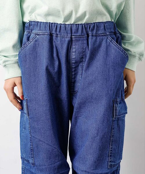 ABAHOUSE / アバハウス カーゴパンツ | 【Lee/リー】フリーサイズ リラックスワイドカーゴパンツ FLeeasy CA | 詳細5