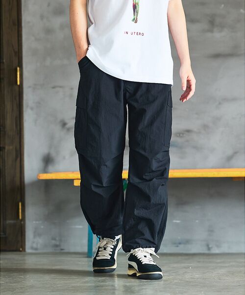 ABAHOUSE / アバハウス カーゴパンツ | 【Lee/リー】フリーサイズ リラックスワイドカーゴパンツ FLeeasy CA | 詳細22