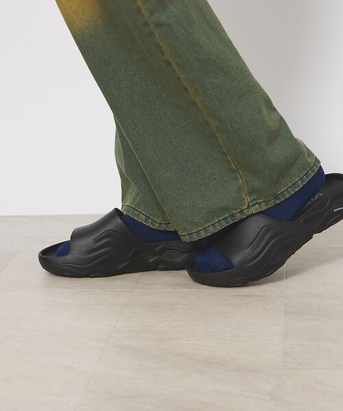 ABAHOUSE/アバハウス 【Doubleu /ダブリュー】ULTRA SPORTY SLIDE MBL E ブラック 43 ABAHOUSE/アバハウス 【Doubleu /ダブリュー】ULTRA SPORTY SLIDE MBL E ブラック 43