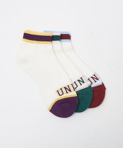 ABAHOUSE / アバハウス ソックス | 【UNIVERSALOVERALL / ユニバーサルオーバーオール】3P カレッ