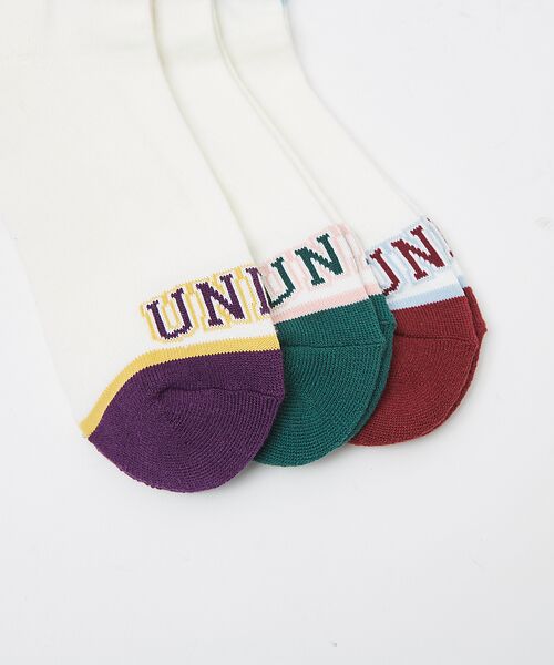 ABAHOUSE / アバハウス ソックス | 【UNIVERSALOVERALL / ユニバーサルオーバーオール】3P カレッ | 詳細1