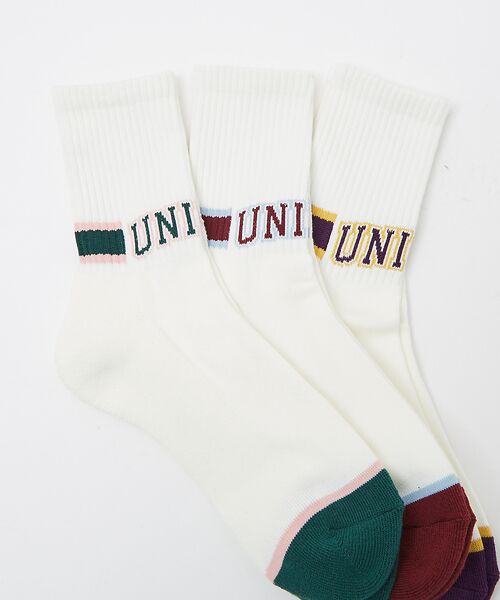 ABAHOUSE / アバハウス ソックス | 【UNIVERSALOVERALL / ユニバーサルオーバーオール】3P カレッ | 詳細7