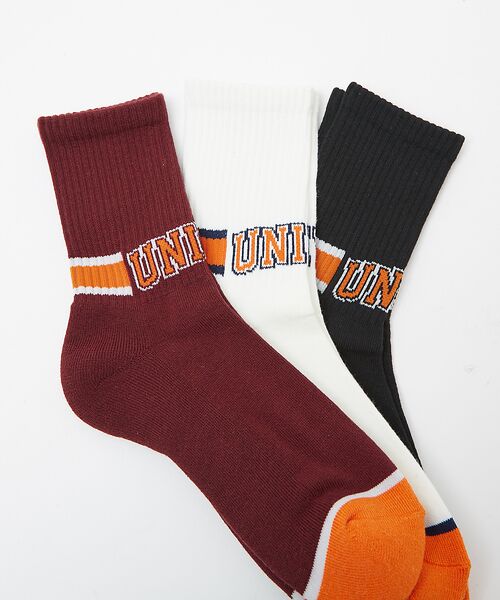 ABAHOUSE / アバハウス ソックス | 【UNIVERSALOVERALL / ユニバーサルオーバーオール】3P カレッ | 詳細10