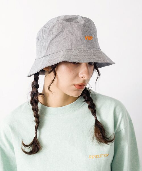 ABAHOUSE / アバハウス ハット | 【PENDLETON / ペンドルトン】ECOPET DUNGAREE/バケット | 詳細3