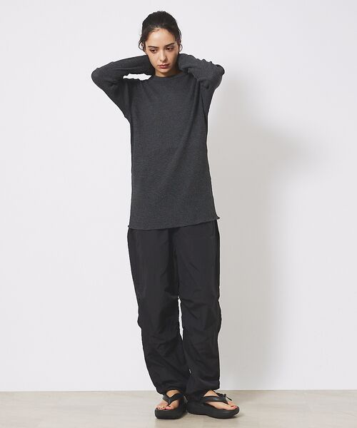 ABAHOUSE / アバハウス Tシャツ | 【JEMORGAN/ジェーイーモーガン】ワッフル クルーネック ロングスリーブ | 詳細25