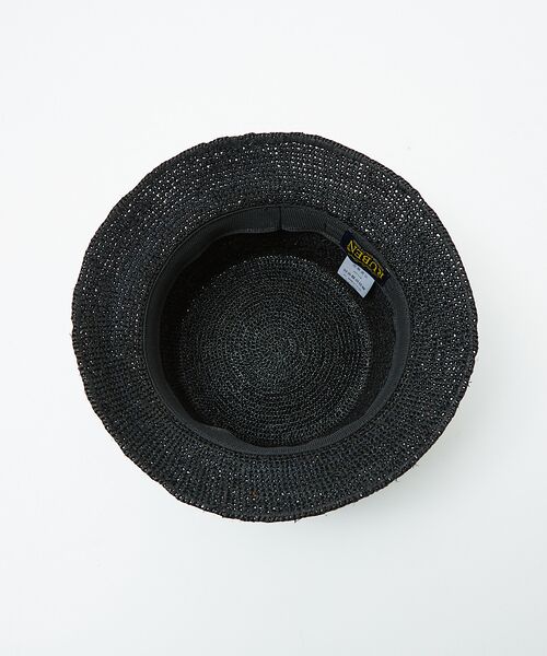 ABAHOUSE / アバハウス ハット | 【RUBEN/ルーベン】 RAFFIA BUCKET HAT　ラフィアバケットハ | 詳細6