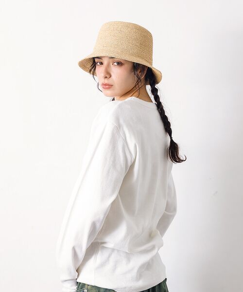 ABAHOUSE / アバハウス ハット | 【RUBEN/ルーベン】 RAFFIA BUCKET HAT　ラフィアバケットハ | 詳細10