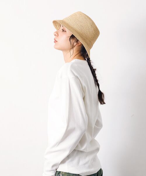 ABAHOUSE / アバハウス ハット | 【RUBEN/ルーベン】 RAFFIA BUCKET HAT　ラフィアバケットハ | 詳細11