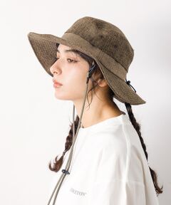 【RUBEN/ルーベン】LINEN LIKE SAFARI HAT/リネンライク