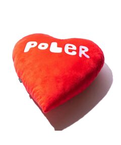 【POLeR/ポーラー】 FURRY HEARTPILLOW ハートクッション【