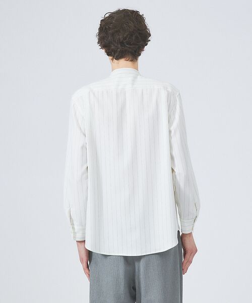ABAHOUSE / アバハウス シャツ・ブラウス | 【選べる】バンドカラー / レギュラーカラー ストライプシャツ | 詳細3