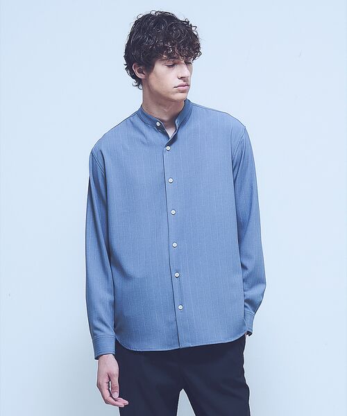 ABAHOUSE / アバハウス シャツ・ブラウス | 【選べる】バンドカラー / レギュラーカラー ストライプシャツ | 詳細19