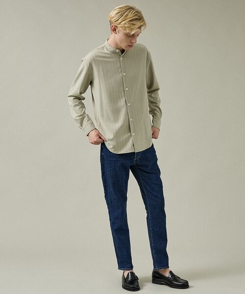 ABAHOUSE / アバハウス シャツ・ブラウス | 【選べる】バンドカラー / レギュラーカラー ストライプシャツ | 詳細30