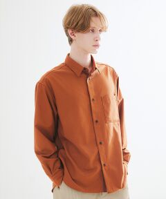 ABAHOUSE / アバハウス シャツ・ブラウス | イミテーションウール リラックスシャツ / レギュラーカラーシャツ