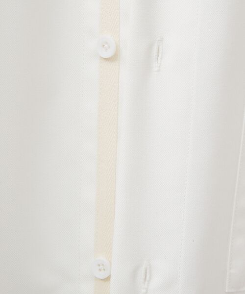 ABAHOUSE / アバハウス シャツ・ブラウス | イミテーションウール リラックスシャツ / レギュラーカラーシャツ | 詳細1