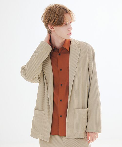 ABAHOUSE / アバハウス シャツ・ブラウス | イミテーションウール リラックスシャツ / レギュラーカラーシャツ | 詳細15