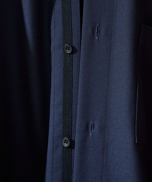 ABAHOUSE / アバハウス シャツ・ブラウス | イミテーションウール リラックスシャツ / レギュラーカラーシャツ | 詳細26