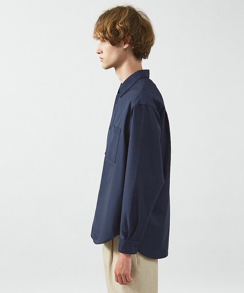 ABAHOUSE / アバハウス シャツ・ブラウス | イミテーションウール リラックスシャツ / レギュラーカラーシャツ | 詳細18