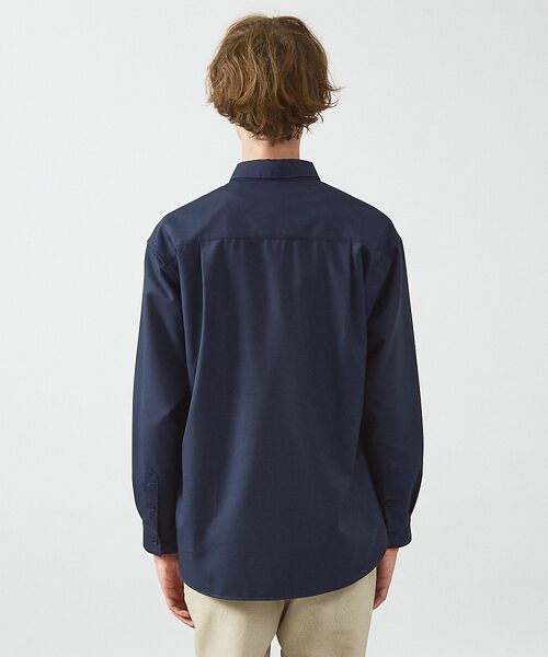 ABAHOUSE / アバハウス シャツ・ブラウス | イミテーションウール リラックスシャツ / レギュラーカラーシャツ | 詳細19