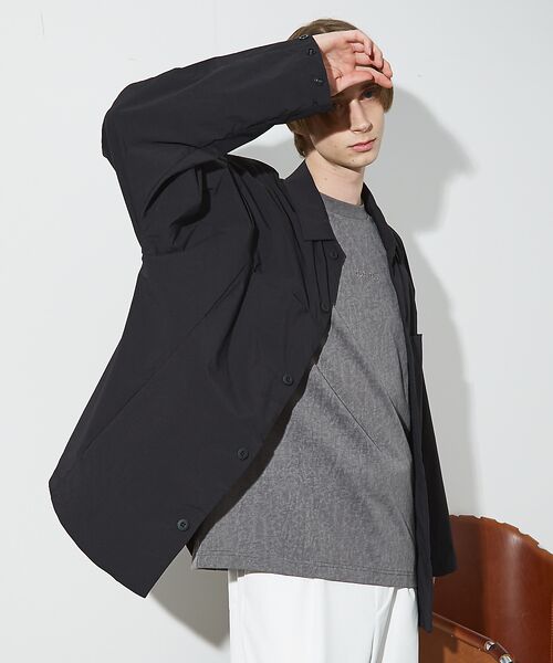 ABAHOUSE / アバハウス シャツ・ブラウス | 【セットアップ対応】TUCK＆DARTS シャツブルゾン / ドルマンスリーブ | 詳細3