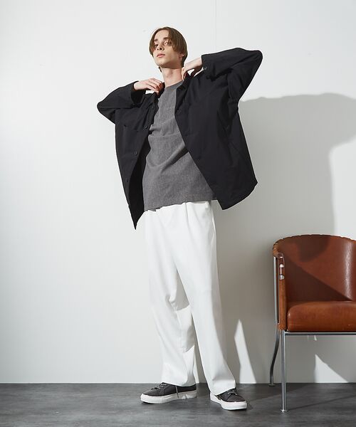 ABAHOUSE / アバハウス シャツ・ブラウス | 【セットアップ対応】TUCK＆DARTS シャツブルゾン / ドルマンスリーブ | 詳細13