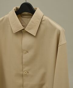 ABAHOUSE / アバハウス ブルゾン | インバーテッドプリーツ シャツブルゾン