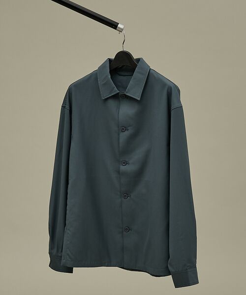 ABAHOUSE / アバハウス ブルゾン | インバーテッドプリーツ シャツブルゾン | 詳細5