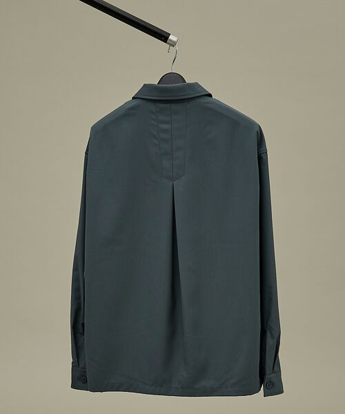 ABAHOUSE / アバハウス ブルゾン | インバーテッドプリーツ シャツブルゾン | 詳細6
