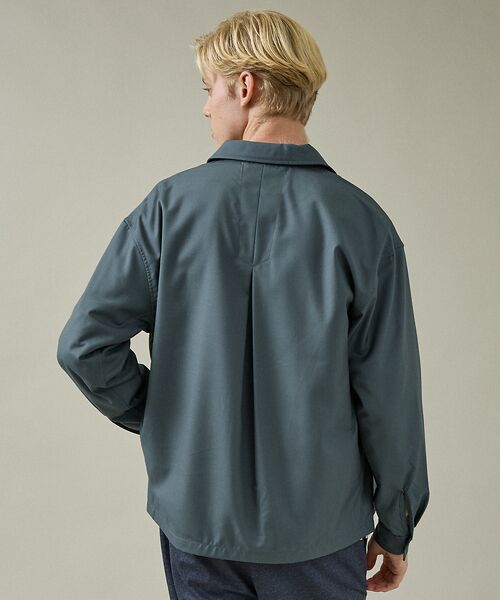 ABAHOUSE / アバハウス ブルゾン | インバーテッドプリーツ シャツブルゾン | 詳細8