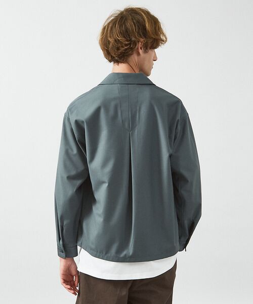 ABAHOUSE / アバハウス ブルゾン | インバーテッドプリーツ シャツブルゾン | 詳細10