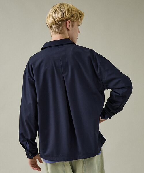 ABAHOUSE / アバハウス ブルゾン | インバーテッドプリーツ シャツブルゾン | 詳細24