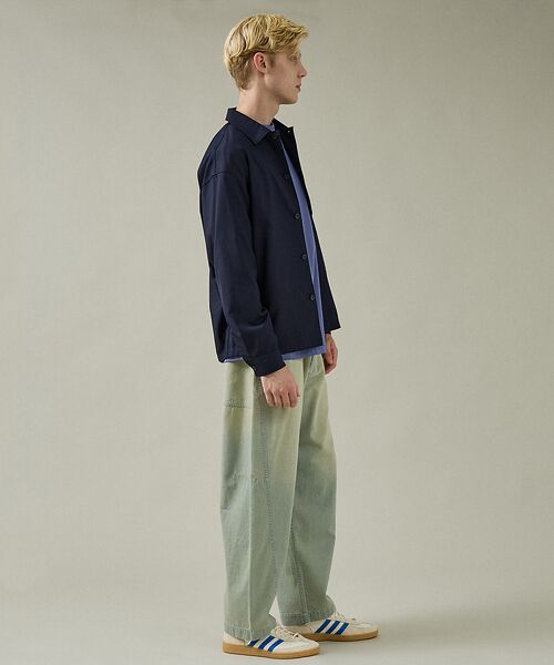 ABAHOUSE / アバハウス ブルゾン | インバーテッドプリーツ シャツブルゾン | 詳細25