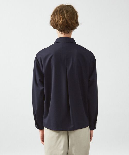 ABAHOUSE / アバハウス ブルゾン | インバーテッドプリーツ シャツブルゾン | 詳細15